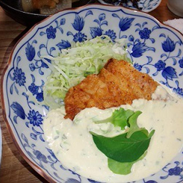 チキン南蛮　枝豆タルタルソース