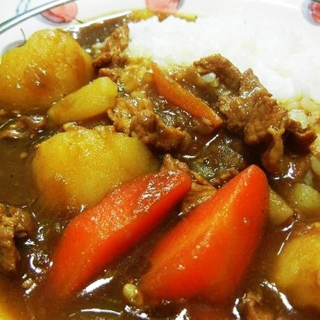 初おうちカレー♪～しょうゆ麹入り