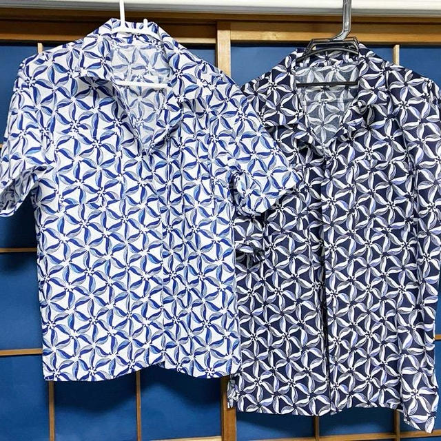 沖縄で着るシャツ作った