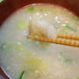 すりおろしれんこんのとろり～ん味噌汁