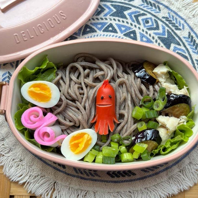 朝マックと冷やし蕎麦弁当...#発熱を乗り切る