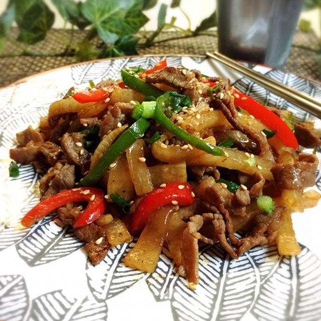 焼肉のタレで簡単！プルコギ大根