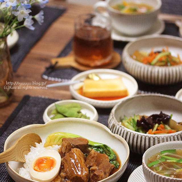 【献立】牛バラ飯（牛腩飯）。～何気にうまくいってる家事分担システム～