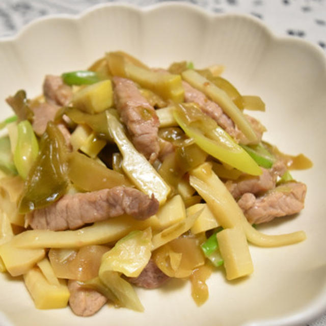 ザーサイと細切り肉炒め。ビールもご飯も進む町中華の味をおうちで簡単に。