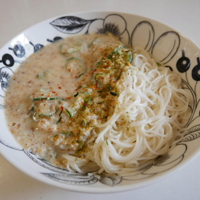 鯛の冷や汁風ぶっかけそうめん