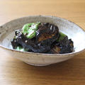 揚げなすの甘みそがらめ