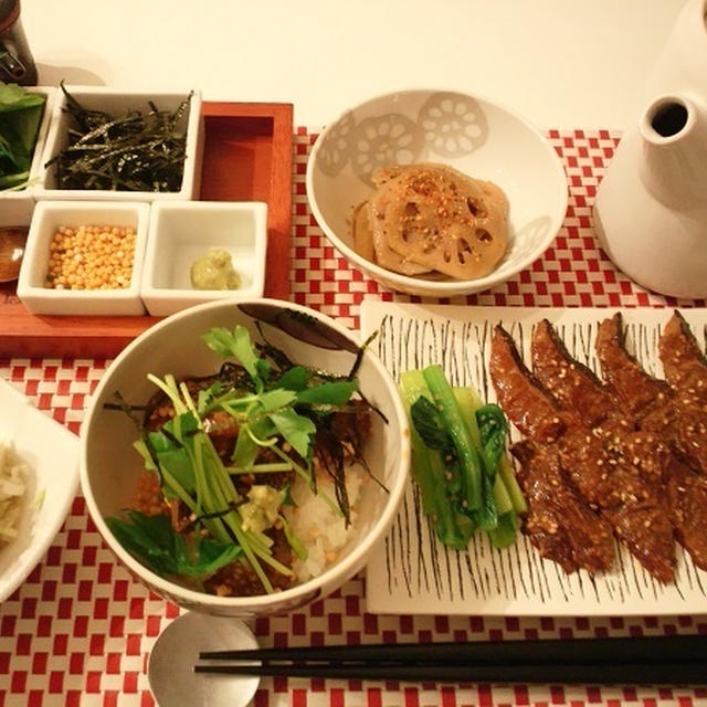 イサキ茶漬けとか