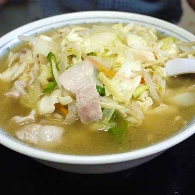 新発田市「かねきち」分店のタンメン　下着ドロ
