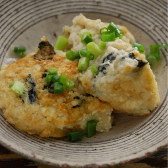 海苔の風味の卵なしの卵焼き