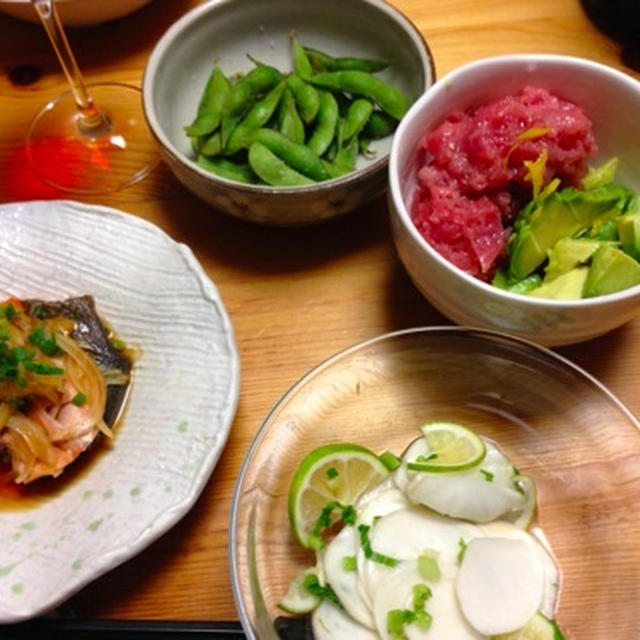 純米樽酒と和風居酒屋風