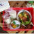 【キャラ弁？デコ弁？】～シールで簡単☆金魚ラップロールサンドのお弁当～
