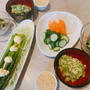 野菜で夕飯