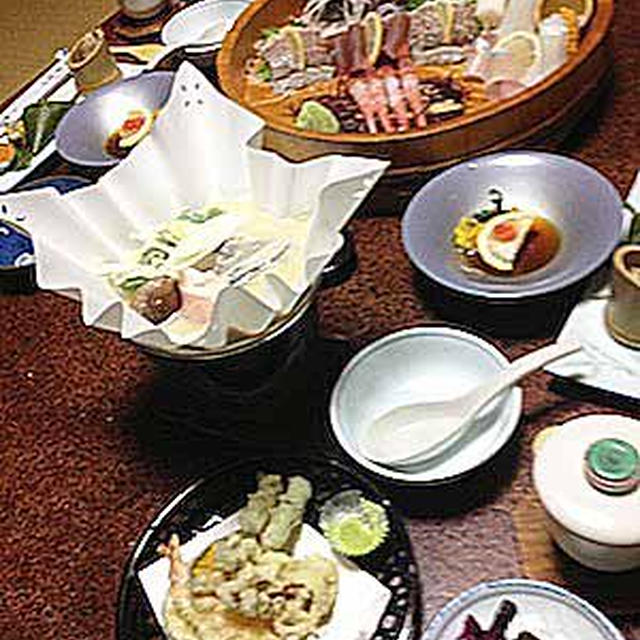 【岩井温泉】花屋旅館　夕食　地元の食材を使った繊細な味付けの料理　山陰海岸ジオパーク女子旅②