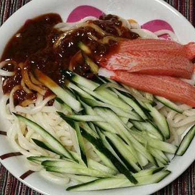 流水麺サマサマ / 生協の注文弁当と自家製キューちゃん漬け