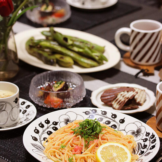 【献立】たらこパスタと焼きそら豆と。～誰にでも特技はあるらしい～