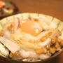 いか納豆の朝ごはん & ポテサラ弁当