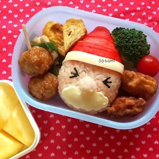 幼稚園弁当☆あわてん坊のサンタクロース　キャラ弁