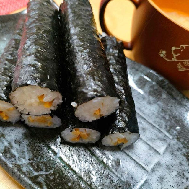 塾前ごはん☆納豆巻き