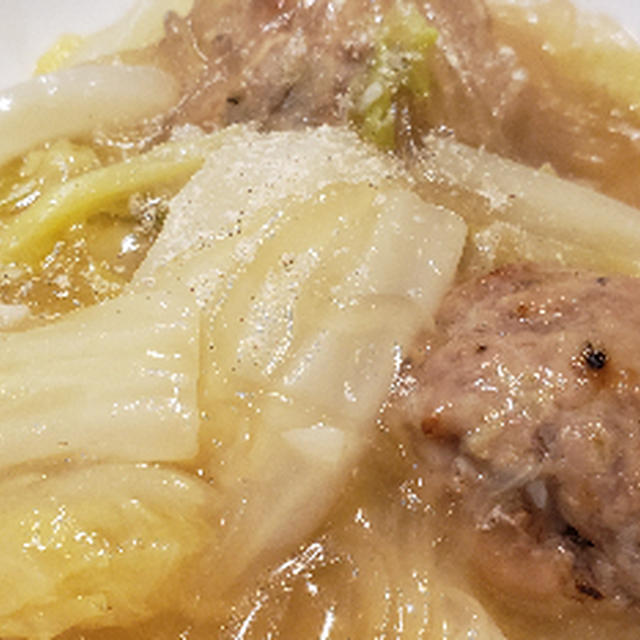 レコルトのエアーオーブンで「肉団子と白菜の中華スープ」❗