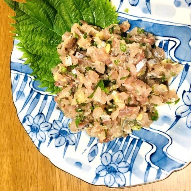 鯵のなめろう