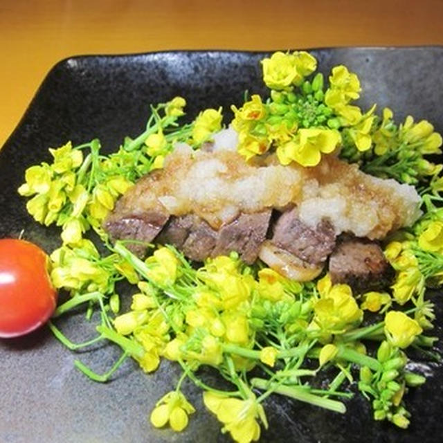 春色お花畑のステーキ～ｖ（＾０＾）/