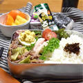 【豚肉の生姜みそ】#漬け焼き#簡単#時短#節約#お弁当 …パパッと食べれる朝ごはんと練習後のお弁当〜