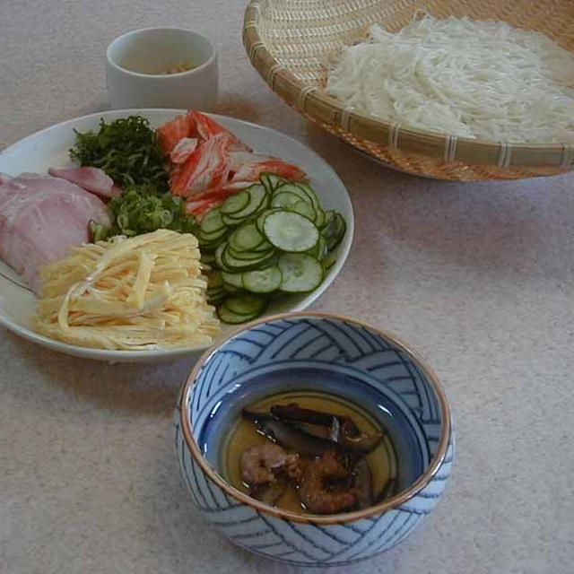 にぎやか素麺