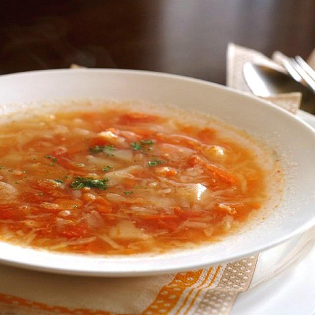 ちょっとお洒落に朝ご飯のご紹介です。生タラのピカタ／お野菜のプイヨンスープ他