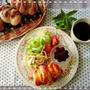 ３人一致の食べたい気持ち♡焼きたてあちちっウィンナーロールパン食べて行ってきま～す(*´з`)