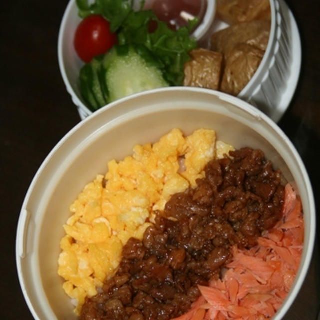 11月30日　　三色丼＆ サラダランチ