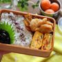 簡単具だくさんの卵焼き！「ツナマヨと梅しその卵焼き」のお弁当　　　