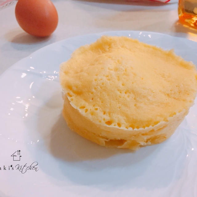 夏休みおやつに♡１分半でふわもこケーキ＊カルディ即買い