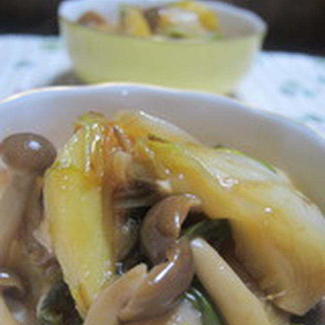 「新玉葱とじゃが芋の煮物」