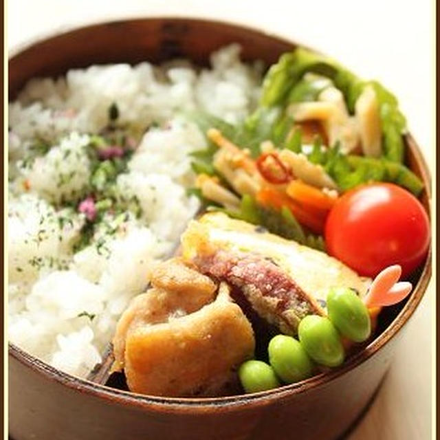 ワタシ弁当☆まる曲げわっぱＬｏｖｅ