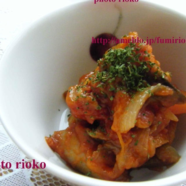 ●チキンと野菜のトマト煮込み●
