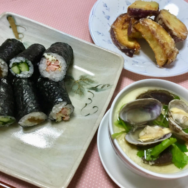 3月第3週の教室、大学芋の飴はお好みの固さで