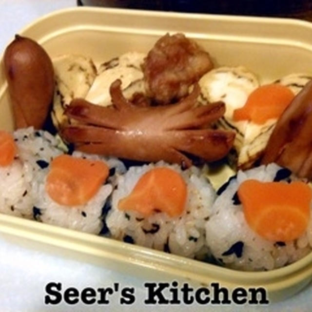 卵焼き＆タコさんウインナーのお子様弁当