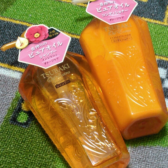 TSUBAKIオイルエクストラシャンプー＆コンディショナーを使ったよ