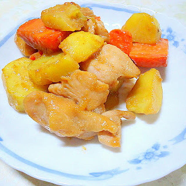 " 鶏肉とじゃがいものバター醤油炒め " 