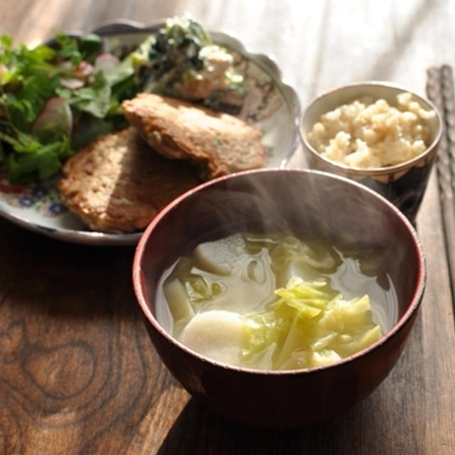 切干大根の蕎麦おやき　とか