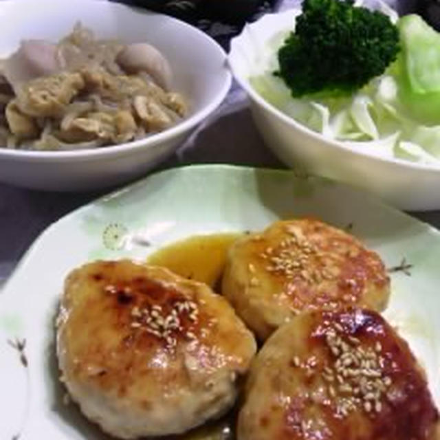 今日も台風の準備☆鶏つくね