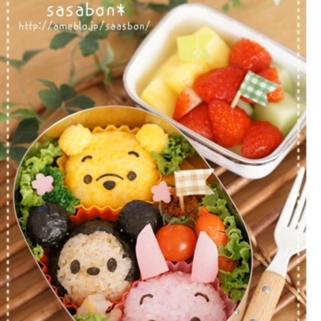 ツムツムのお弁当（キャラ弁）