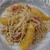 たまねぎ食堂Vol.142（中華料理）　　オレンジとたらこのパスタ