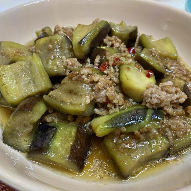 塩麻婆茄子