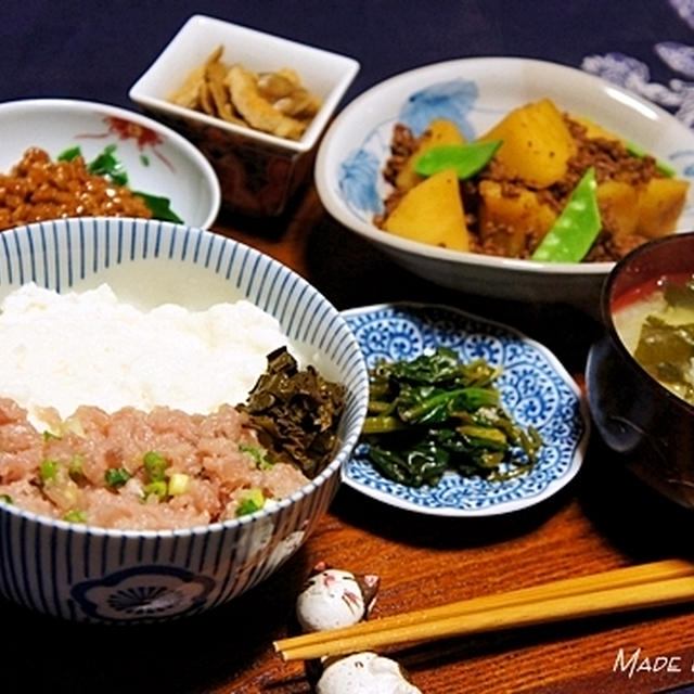 まるでコロッケ！？　じゃがいもとひき肉の煮っころがし