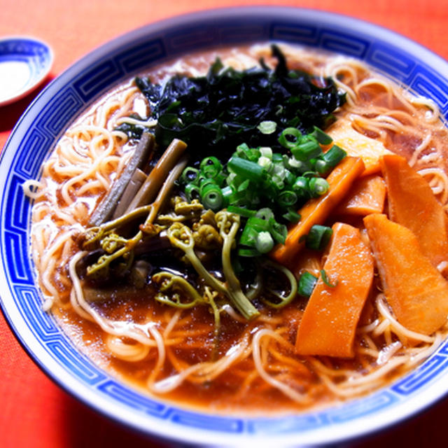 自家製メンマで醤油ラーメン