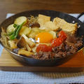 卵を割って トマト肉豆腐 by KOICHIさん