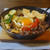 卵を割って トマト肉豆腐