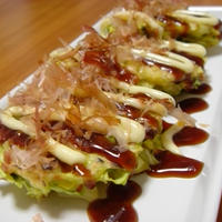 ラクラク混ぜ込みお好み焼き。