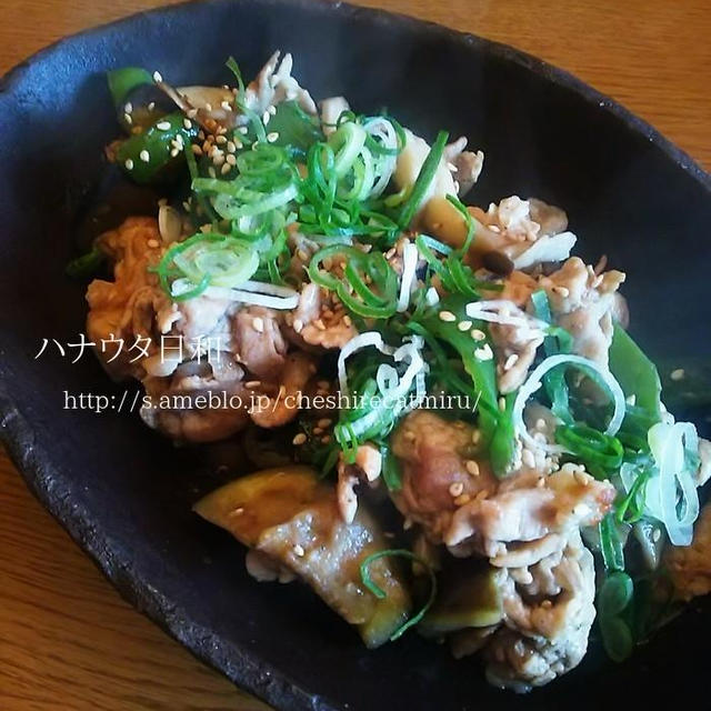 豚とナスのオイスター・マヨ炒め
